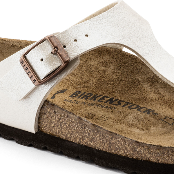 Birkenstock Gizeh birkoflor graceful pearl white regular 943871