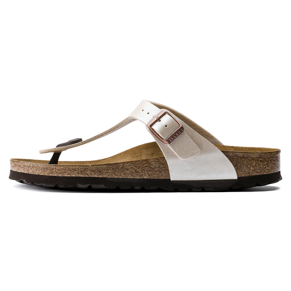 Birkenstock Gizeh birkoflor graceful pearl white regular 943871