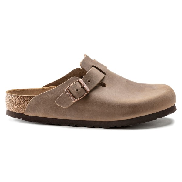 Birkenstock natikač, oljeno usnje Tabacco brown, regular kopito 0960811