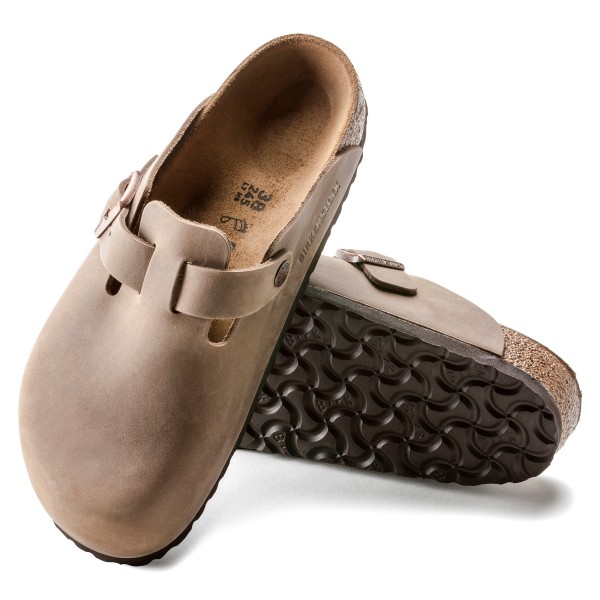 Birkenstock natikač, oljeno usnje Tabacco brown, regular kopito 0960811