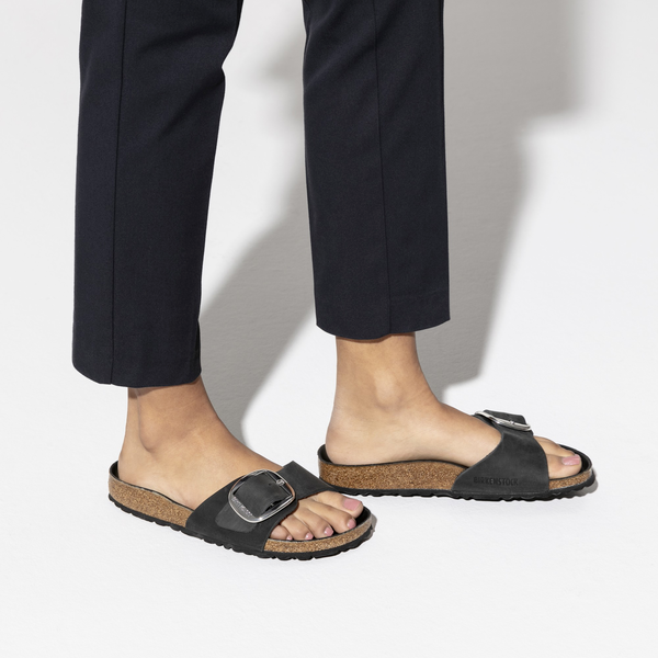  Birkenstock Madrid BB ozko kopito, oljeno usnje black 1006523