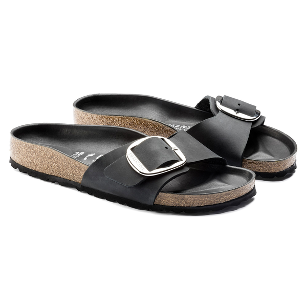  Birkenstock Madrid BB ozko kopito, oljeno usnje black 1006523