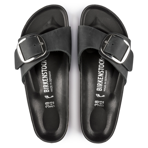  Birkenstock Madrid BB ozko kopito, oljeno usnje black 1006523