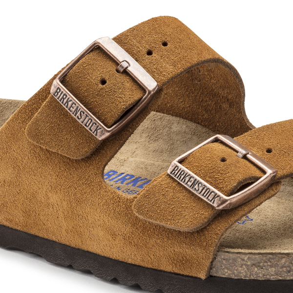 Birkenstock Arizona natikač semiš mink mehak vložek regular 1009526 