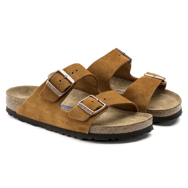 Birkenstock Arizona natikač semiš mink mehak vložek regular 1009526 