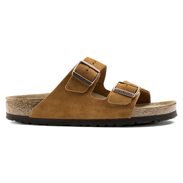 Birkenstock Arizona natikač semiš mink mehak vložek regular 1009526 