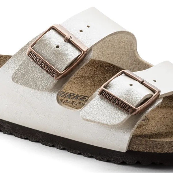 Birkenstock Arizona Graceful pearl white Regular Fit 1009920