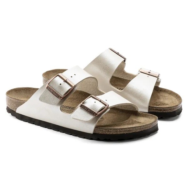 Birkenstock Arizona Graceful pearl white Regular Fit 1009920