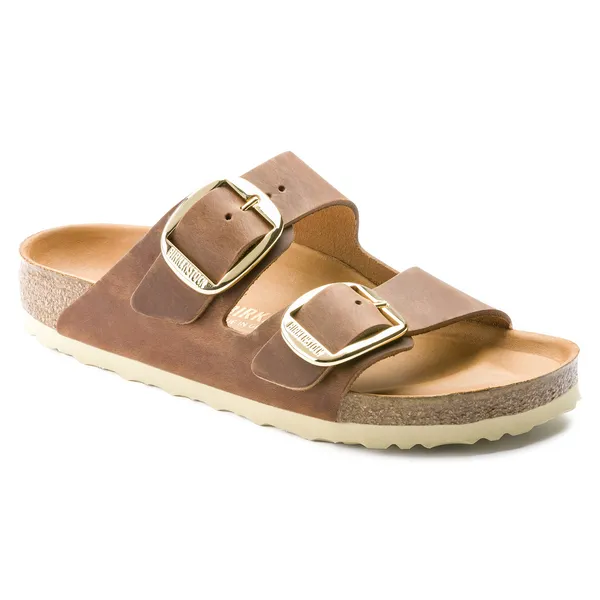 Birkenstock Arizona Big Buckle oljeno usnje konjak regular 1011072