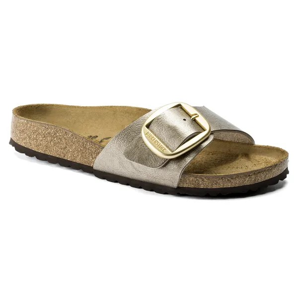 Birkenstock Madrid Birkoflor filc BB taupe barve ozko kopito 1016237
