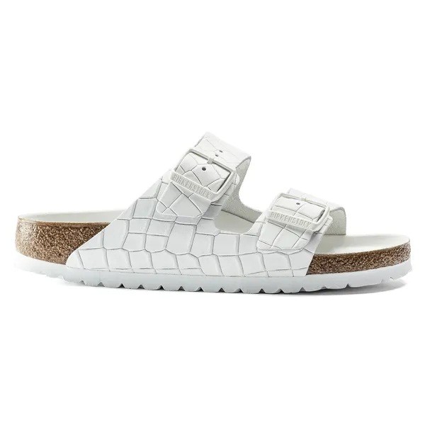 Birkenstock Arizona BS white croco stamp regular 1019228
