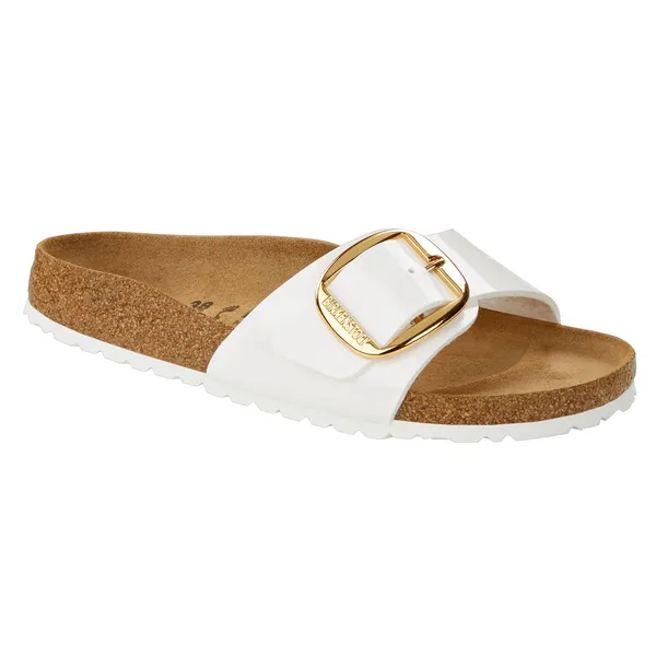 Birkenstock Madrid Birkoflor filc BB beli lakasti ozko kopito 1019814