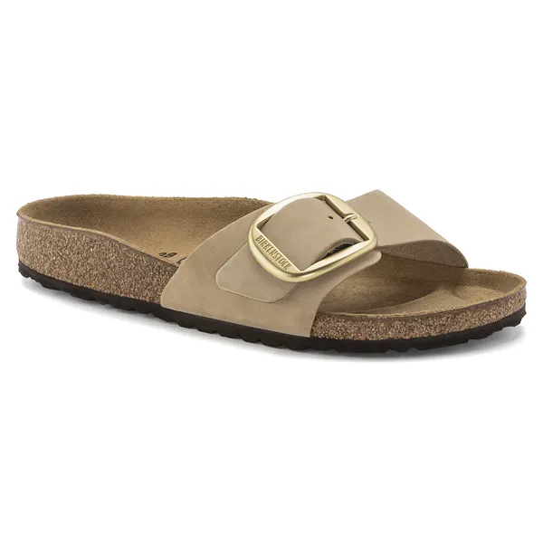  Birkenstock Madrid BB brušeno usnje bež barve ozko kopito 1024009