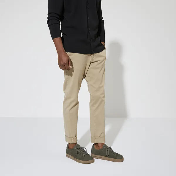 Birkenstock čevlji Bend Low semiš usnje Thyme 1024533