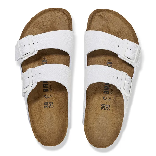 Birkenstock Arizona usnjeni bele barve regular 1025048 
