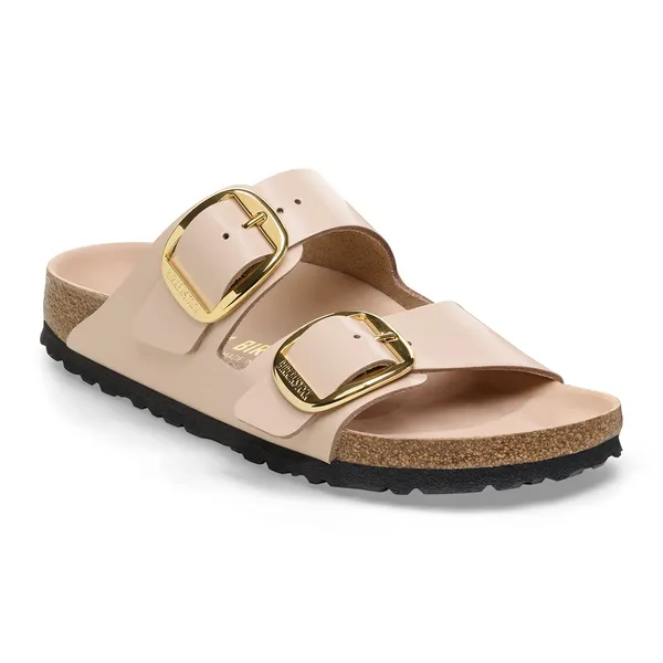 Birkenstock Arizona Big Buckle  high shine bež regular 1026478