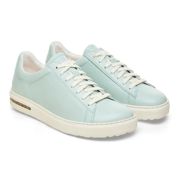 Birkenstock čevlji Bend Low gladko usnje Surf Green 1027292