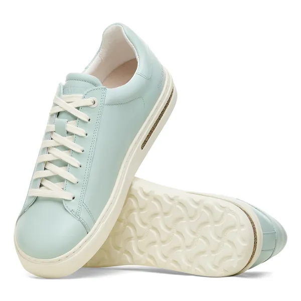 Birkenstock čevlji Bend Low gladko usnje Surf Green 1027292