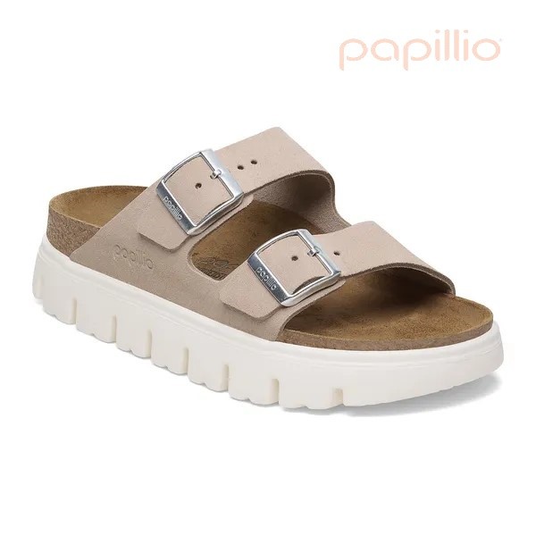 Birkenstock Papilio arizona v roza barvi ozko kopito 1029117
