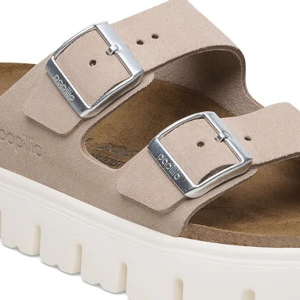 Birkenstock Papilio arizona v roza barvi ozko kopito 1029117