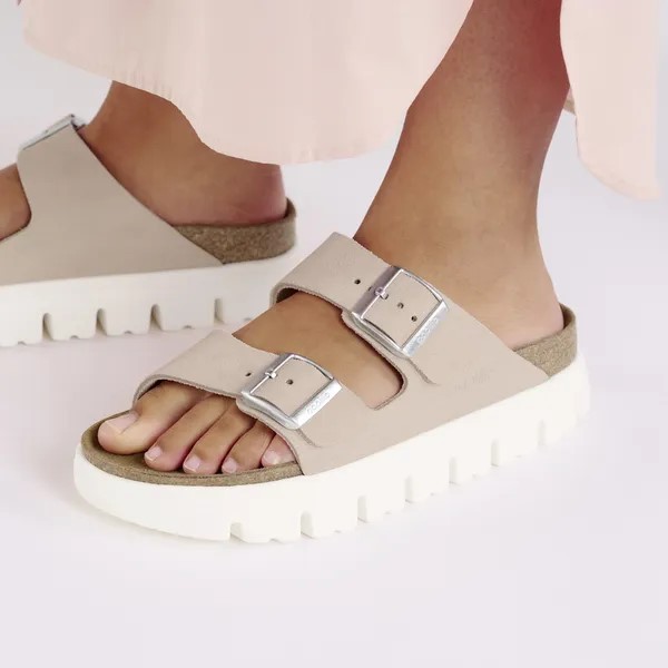 Birkenstock Papilio arizona v roza barvi ozko kopito 1029117