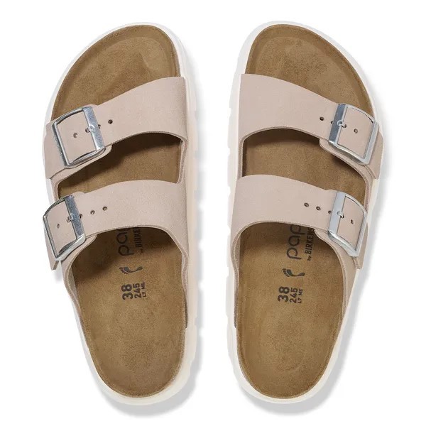 Birkenstock Papilio arizona v roza barvi ozko kopito 1029117