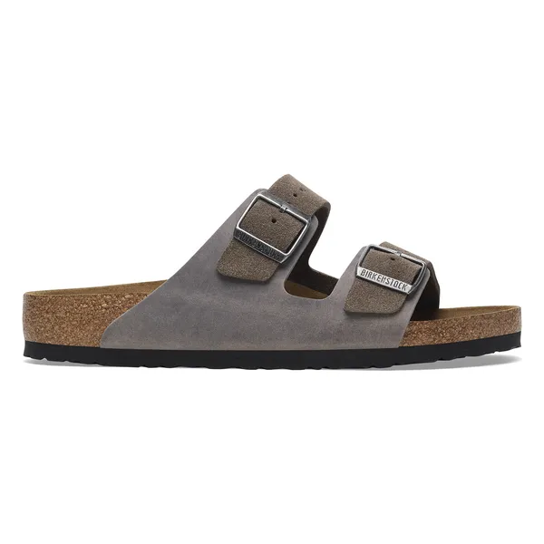Birkenstock Arizona natikač regular oljeno usnju v kombinaciji z semiš usnjem 1029159
