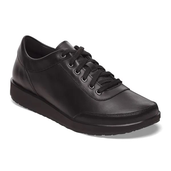 Birkenstock Honnef usnjeni črni čevlji v regular širini 1029714