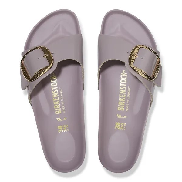  Birkenstock Madrid z veliko zaponko faded purple ozko kopito 1029843