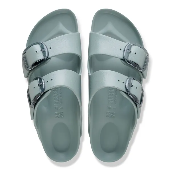 Birkenstock Arizona EVA big buckle ženski natikači pure sage ozko kopito 103301