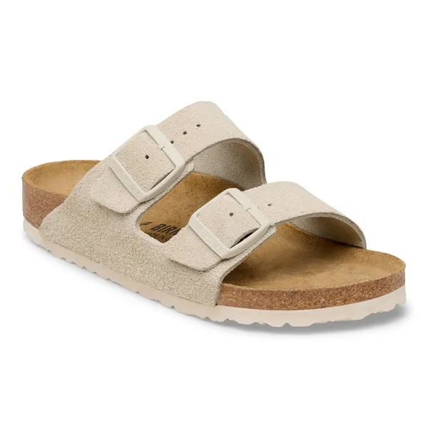 Birkenstock Arizona ženski natikač semiš oyster svetlo bež regular kopito 1031638