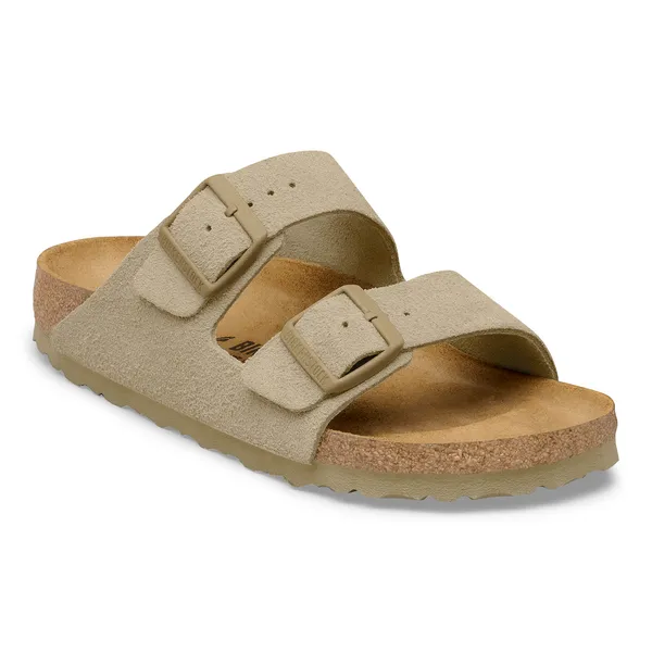 Birkenstock Arizona natikač semiš faded khaki regular 1031998