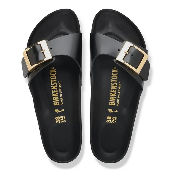  Birkenstock Madrid z dekorativno zaponko regular kopito v premium usnjeni izvedbi 1033031
