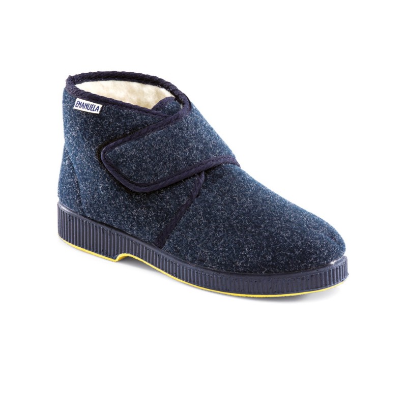 Emanuela topli hišni copati 564 Modri