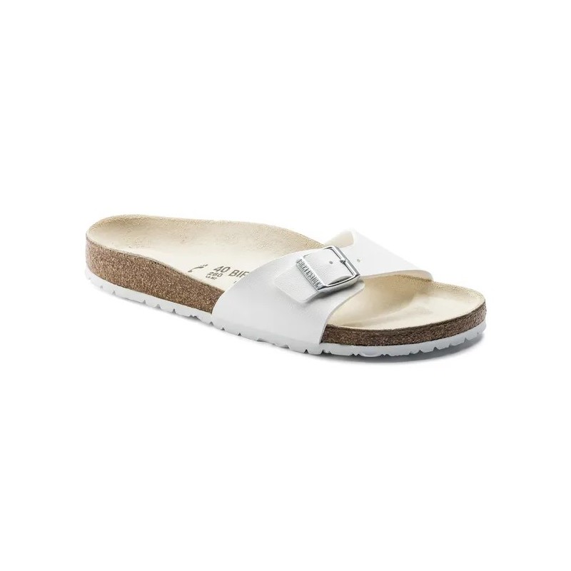 Birkenstock Madrid birkoflor filc beli ozko kopito 040733