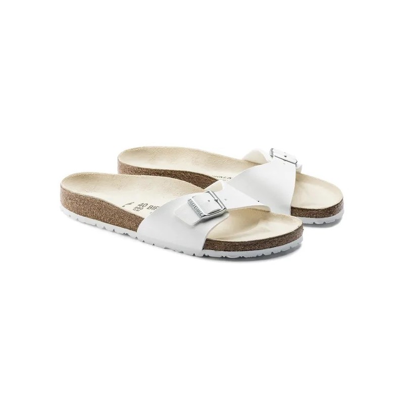 Birkenstock Madrid birkoflor filc beli ozko kopito 040733