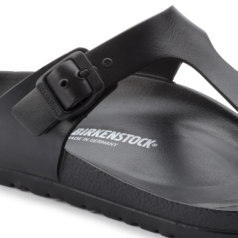 Birkenstock Gizeh EVA unisex natikači črni regular kopito 0128201