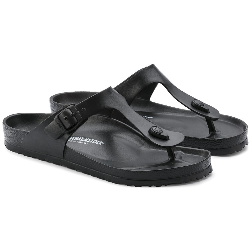 Birkenstock Gizeh EVA unisex natikači črni regular kopito 0128201