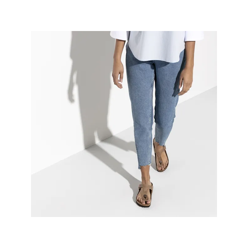 Birkenstock Gizeh unisex natikači oljeno usnje regular 943811