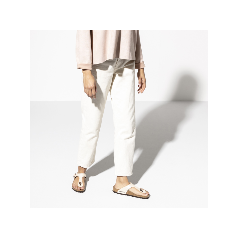 Birkenstock Gizeh birkoflor graceful pearl white regular 943871