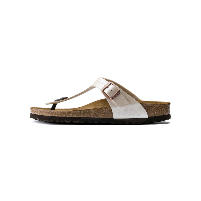 Birkenstock Gizeh birkoflor graceful pearl white regular 943871