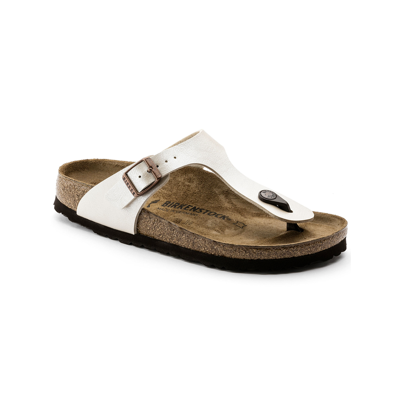 Birkenstock Gizeh birkoflor graceful pearl white regular 943871