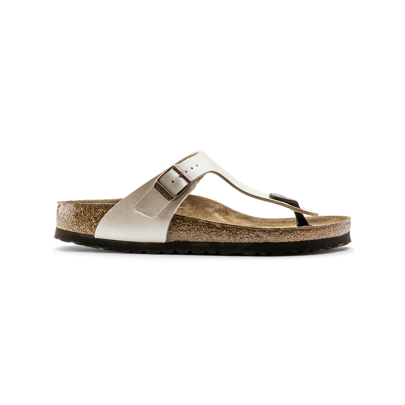 Birkenstock Gizeh birkoflor graceful pearl white regular 943871