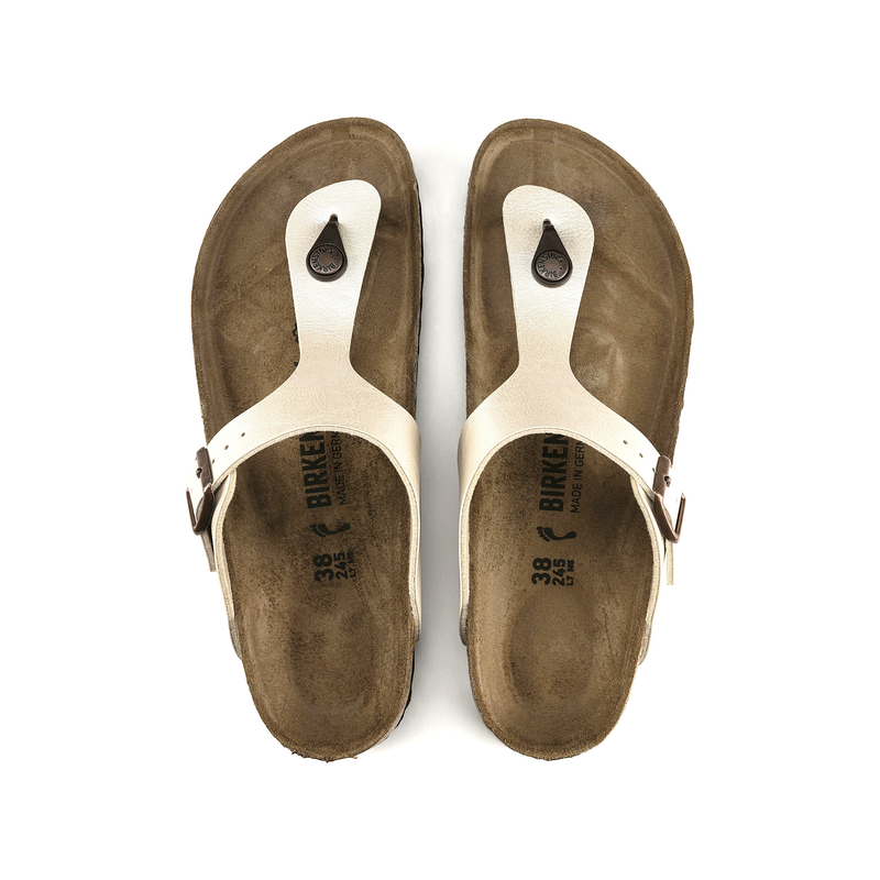 Birkenstock Gizeh birkoflor graceful pearl white regular 943871