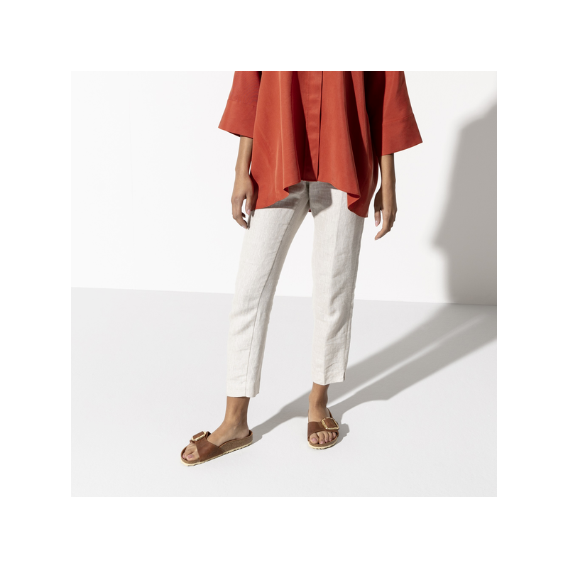 Birkenstock Madrid BB ozko kopito oljeno usnje cognac 1006525