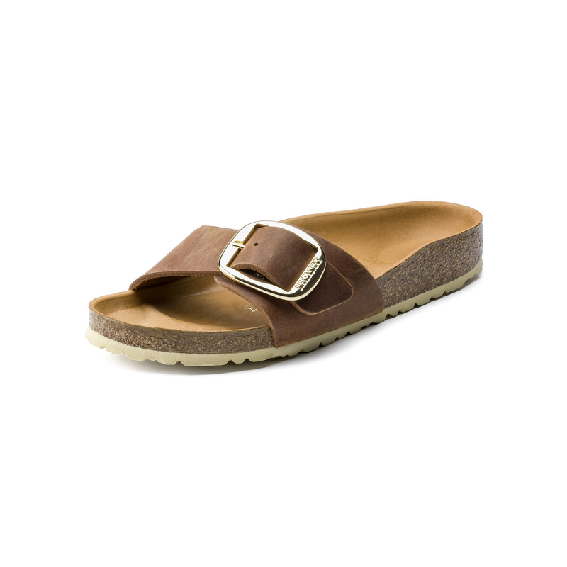 Birkenstock Madrid BB ozko kopito oljeno usnje cognac 1006525