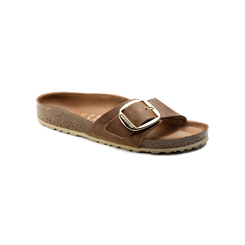 Birkenstock Madrid BB ozko kopito oljeno usnje cognac 1006525