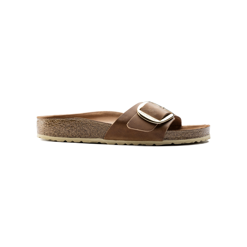 Birkenstock Madrid BB ozko kopito oljeno usnje cognac 1006525