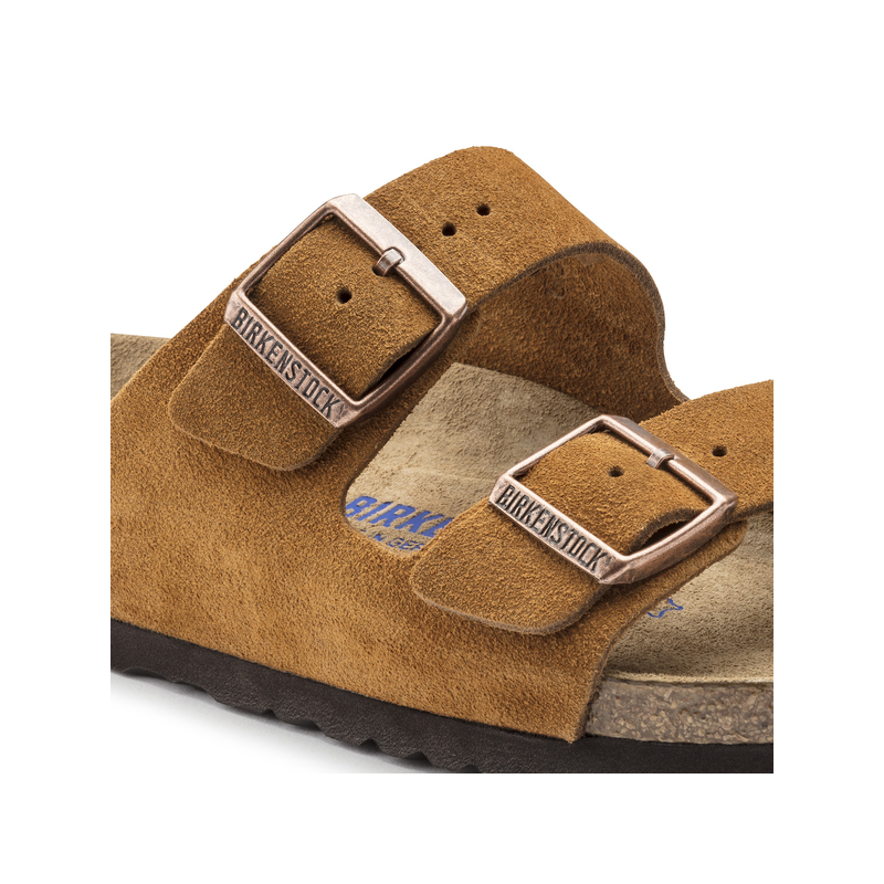 Birkenstock Arizona natikač semiš mink mehak vložek regular 1009526