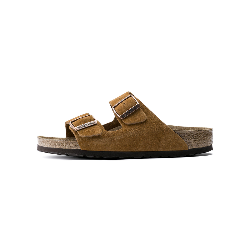 Birkenstock Arizona natikač semiš mink mehak vložek regular 1009526